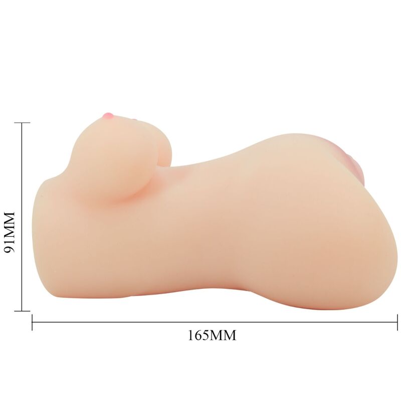 Masturbador Realista Doble con Vagina y Ano