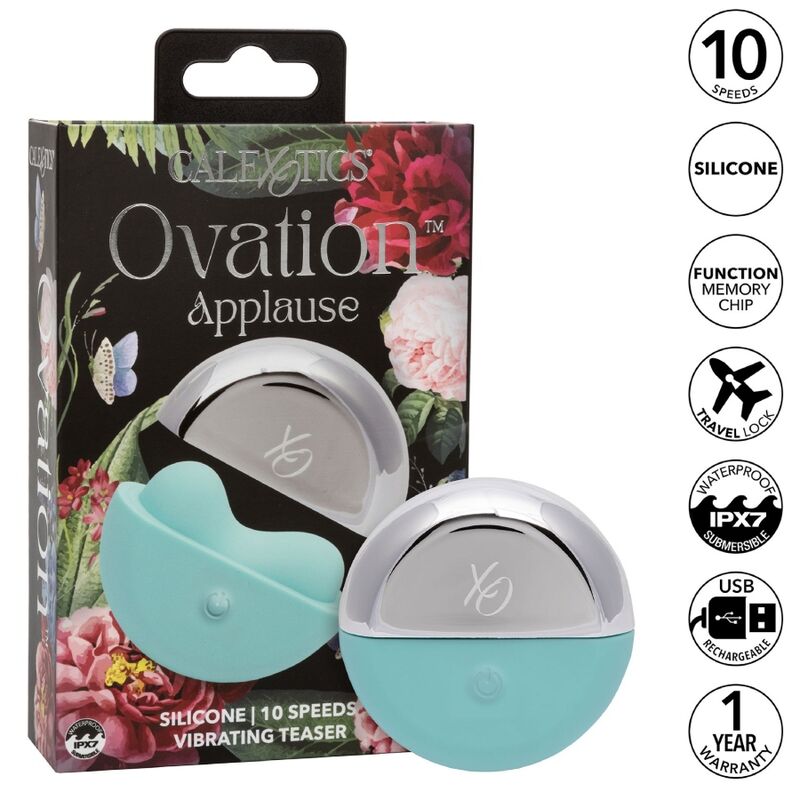 Estimulador Vibratorio Ovation Applause Aqua Green