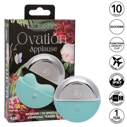 Estimulador Vibratorio Ovation Applause Aqua Green