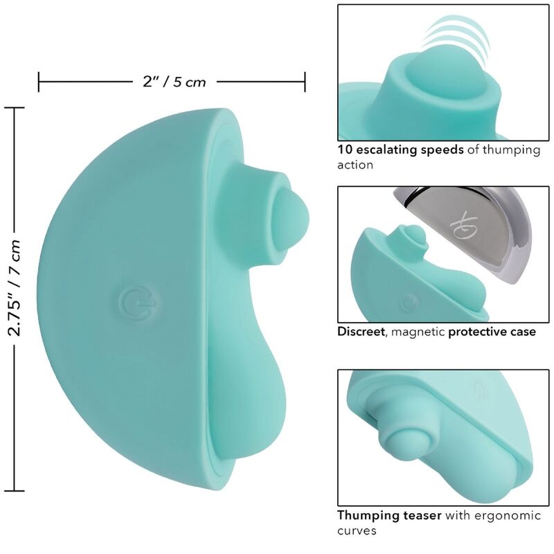 Estimulador Acclaim Aqua Green con Curvas Ergonómicas