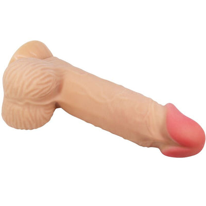 Dildo realista PRETTY LOVE Sliding Skin com ventosa e textura de pele de 20,6 cm