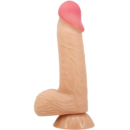 Dildo realista PRETTY LOVE Sliding Skin com ventosa e textura de pele de 20,6 cm