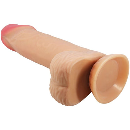 Dildo realista PRETTY LOVE Sliding Skin com ventosa e textura de pele de 20,6 cm