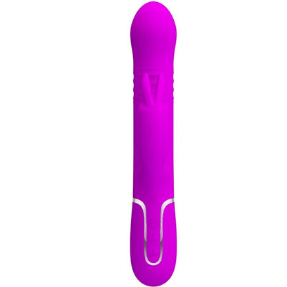 Vibrador Pretty Love Coelho com Pérolas Rotativas e Dupla Estimulação Violeta