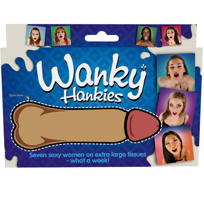SPENCER &amp; FLEETWOOD - WANKY HANKIES 7 BUFANDAS EXTRA GRANDES PARA MUJER