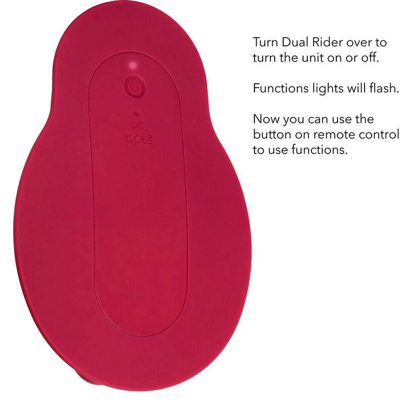 Masajeador de Impulso y Vibración con Control Remoto y Doble Motor