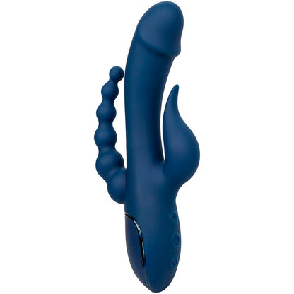 Vibrador de Triple Estimulación Orgasm Azul