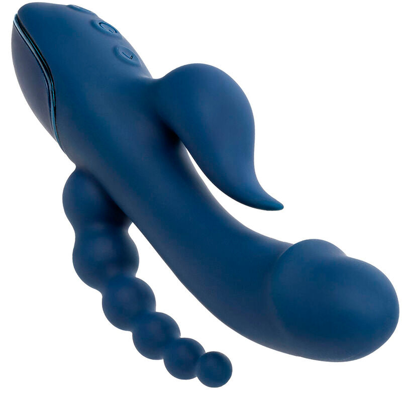Vibrador de Triple Estimulación Orgasm Azul