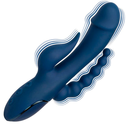 Vibrador de Triple Estimulación Orgasm Azul