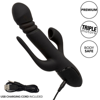 Vibrador Triple Euphoria Negro
