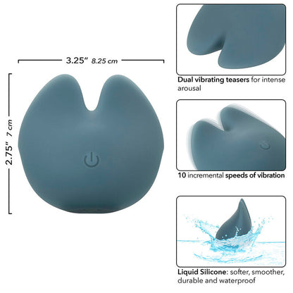 Vibrador Doble Mod Curve Azul