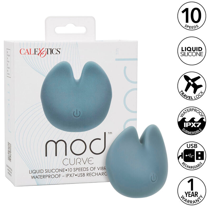 Vibrador Doble Mod Curve Azul