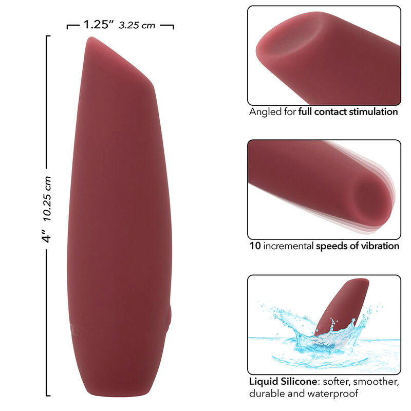 Vibrador de Inclinación Vibratorio Mod Tilt Rojo