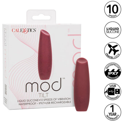 Vibrador de Inclinación Vibratorio Mod Tilt Rojo
