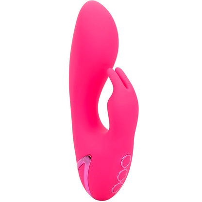 Vibrador Conejo Sunshine Fucsia con Estimulador Clitoriano y 10 Funciones