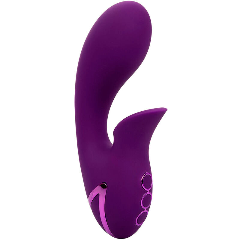 Vibrador y Estimulador de Succión Huntington Beach Heartbreaker Morado