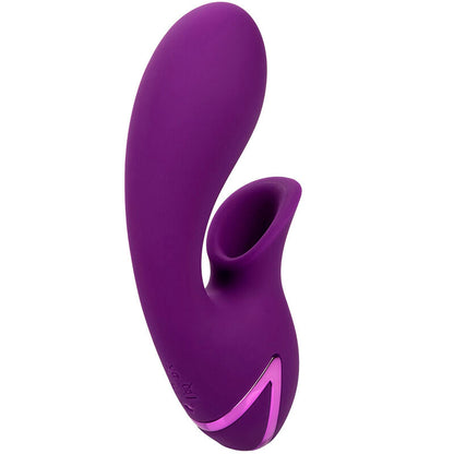 Vibrador y Estimulador de Succión Huntington Beach Heartbreaker Morado
