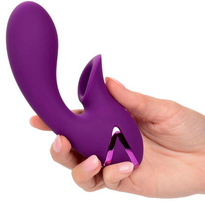 Vibrador y Estimulador de Succión Huntington Beach Heartbreaker Morado