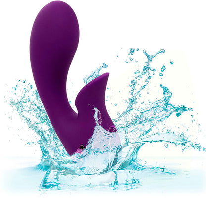 Vibrador y Estimulador de Succión Huntington Beach Heartbreaker Morado