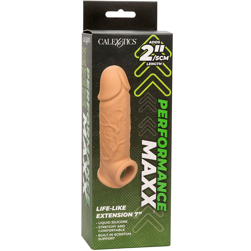 Extensor de Pene Realista Performance Maxx con 5cm Extra