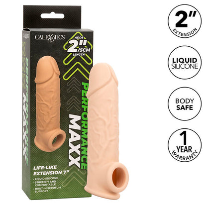 Extensor de Pene Realista Performance Maxx con 5cm Extra