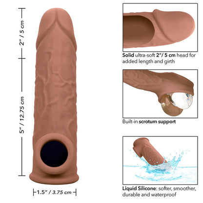 Extensión de Pene Realista Performance Maxx 7 Piel Marrón
