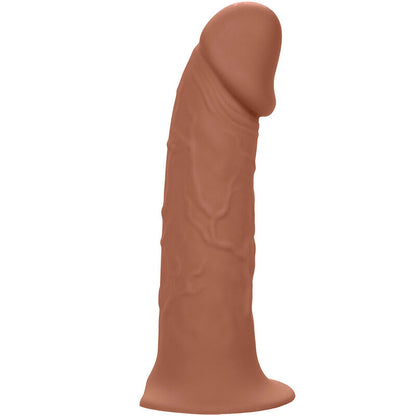 Extensor de Pene Realista con Arnés - Piel Marrón