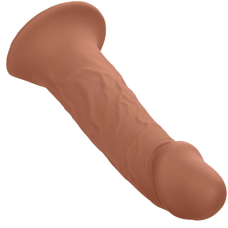 Extensor de Pene Realista con Arnés - Piel Marrón