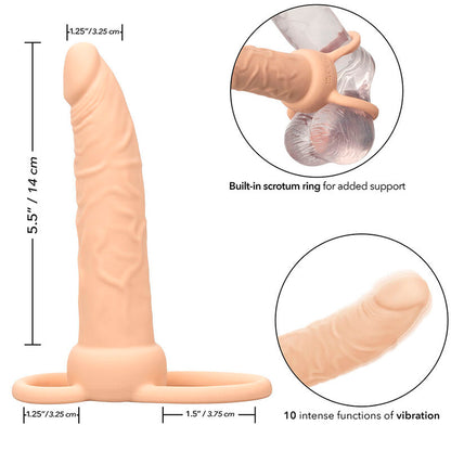 Vibrador Doble Penetración Recargable Performance Maxx
