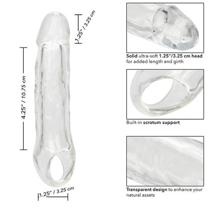 Extensión de Pene Performance Maxx Clear 5,5 Transparente