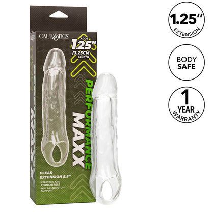 Extensión de Pene Performance Maxx Clear 5,5 Transparente