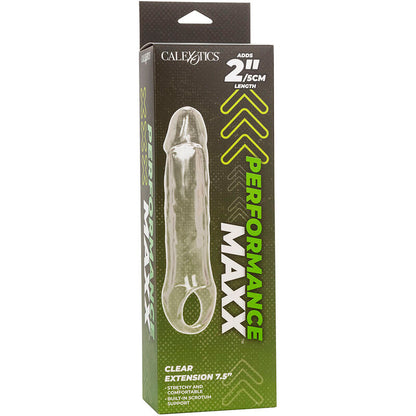 Extensión Peniana Performance Maxx Clear 7,5 Transparente