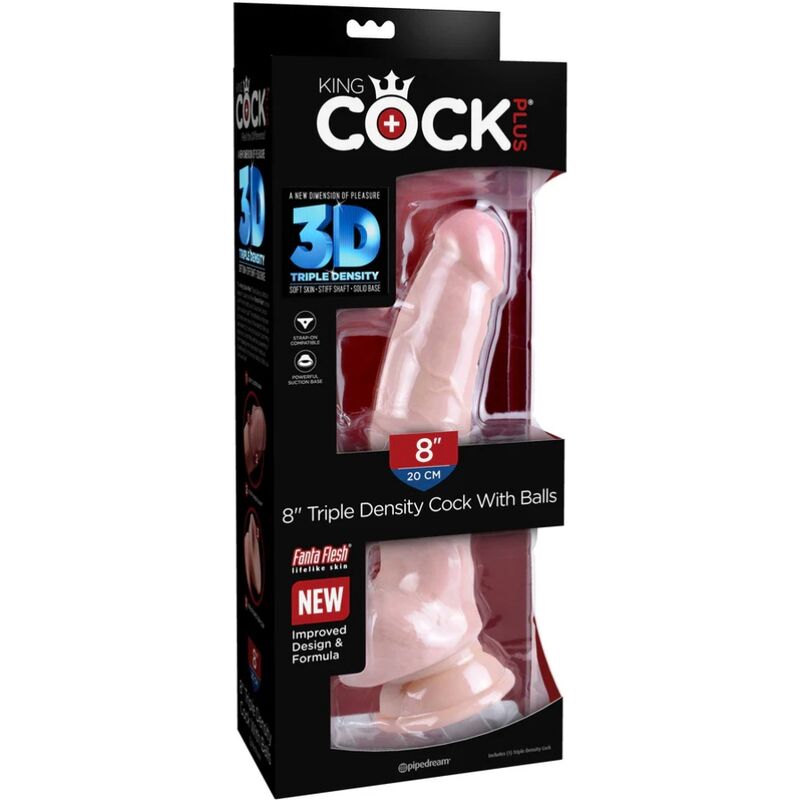 Dildo Triple Densidad 18.4 cm