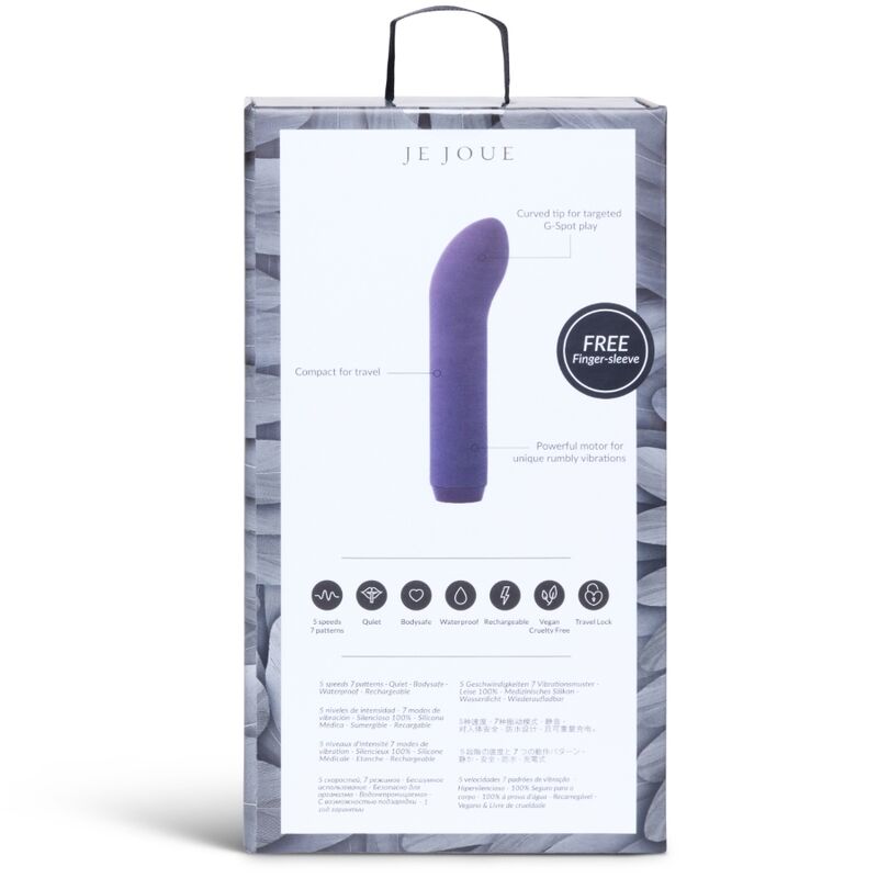 JE JOUE - VIBRADOR DE BALA PUNTO G PÚRPURA