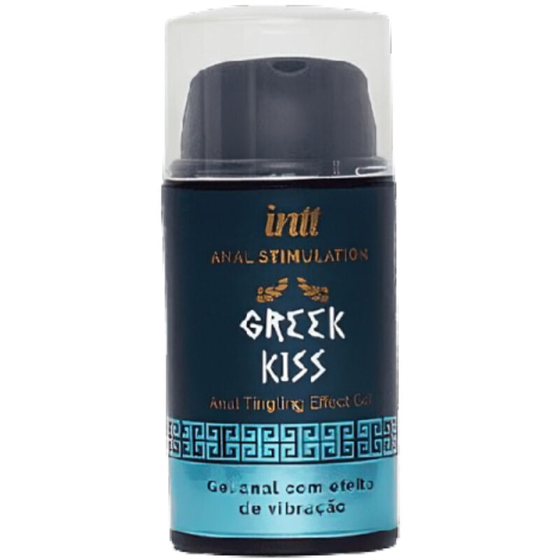 INTT Gel Estimulante Anal Beijo Grego Vibratório Refrescante Menta 15ml para prazer e estimulação anal.
