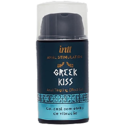 INTT Gel Estimulante Anal Beijo Grego Vibratório Refrescante Menta 15ml para prazer e estimulação anal.