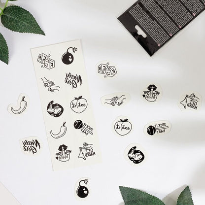 SET DE 10 TATUAJES TEMPORALES DE LA COLECCIÓN SPICY