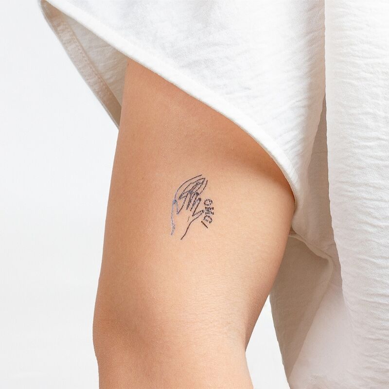 Conjunto de 10 tatuagens temporárias SECRET PLAY Coleção Kinky.