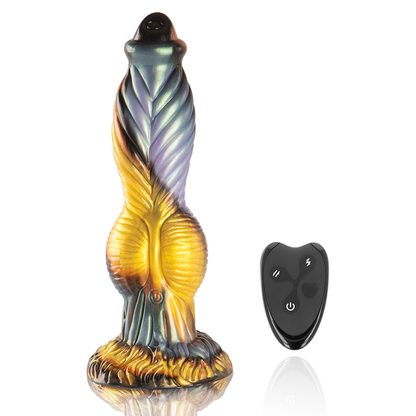 EPIC Phoenix Dildo Vibratório de Silicone Recarregável com Controle Remoto