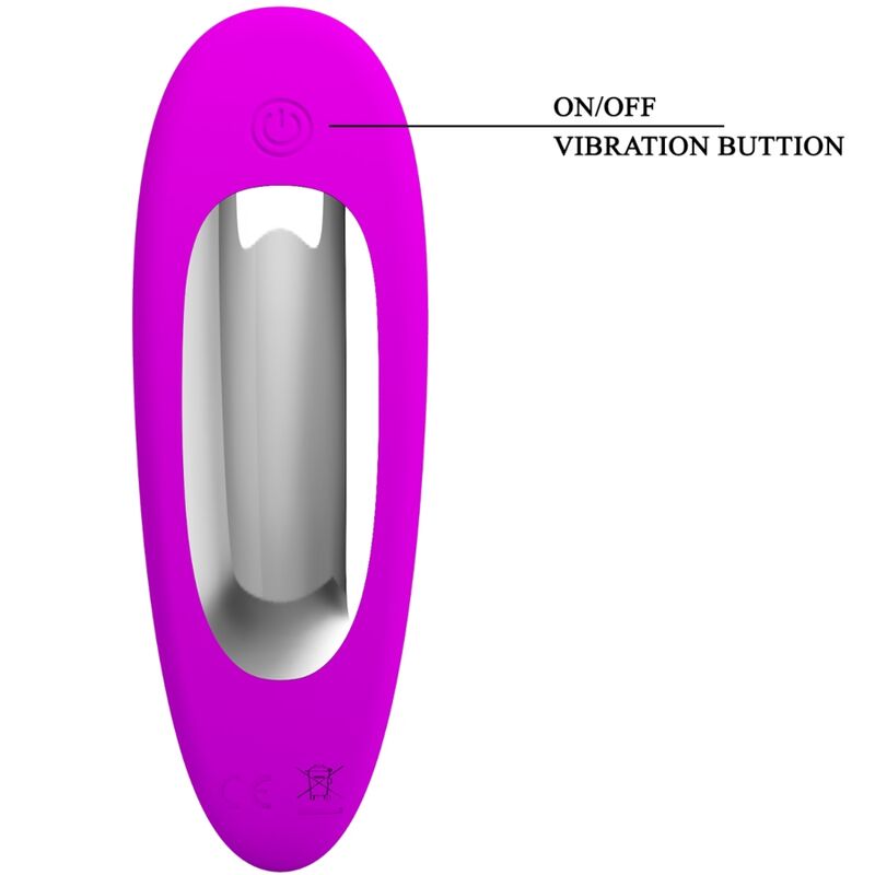 PRETTY LOVE Vibrador Plug Anal Heather com movimento up-down e controle remoto.