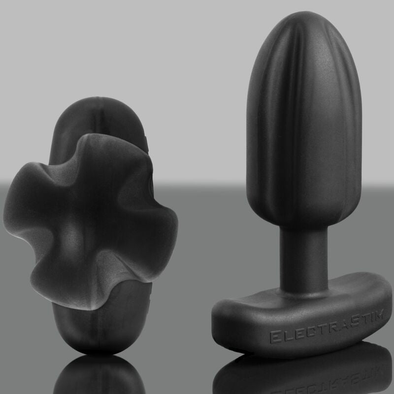 Plug Anal Tartarus Cuadripolar Silicona Negra