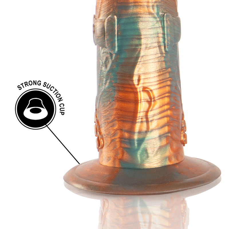 EPIC CYBERSILICOCK Dildo Talos com design mitológico em silicone premium.