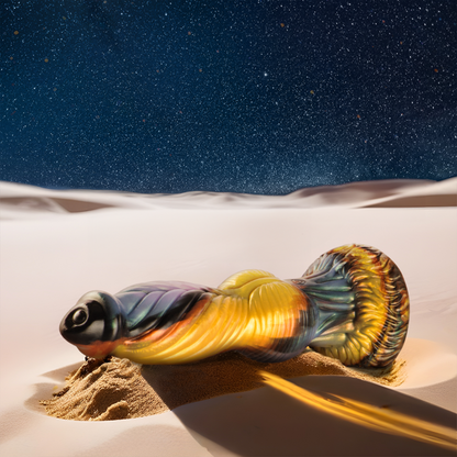 EPIC Phoenix Dildo Vibratório de Silicone Recarregável com Controle Remoto