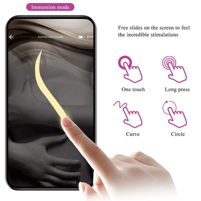 Close-up of the PRETTY LOVE Ethan Vibrador Ponto G Recarregável Roxo, showing its ergonomic design and silicone texture.