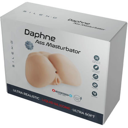 Masturbador realista SILEXD Daphne de bunda feminina com detalhes termoativos em silicone líquido.