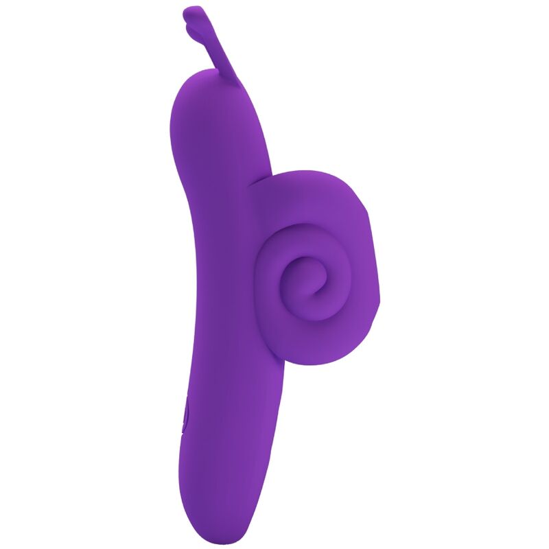 PODEROSO ESTIMULADOR DE DEDOS CARACOL MORADO