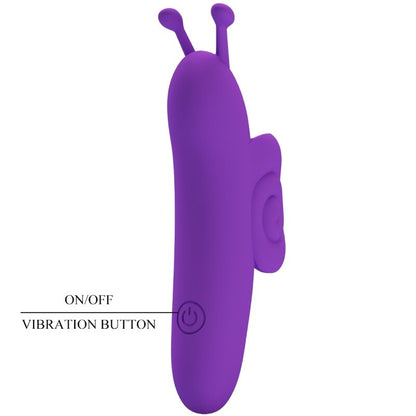 PODEROSO ESTIMULADOR DE DEDOS CARACOL MORADO