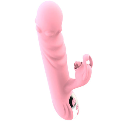 Armony Vibrador Fully Tongue Rosa com efeito de calor, detalhe da ponta estimulante