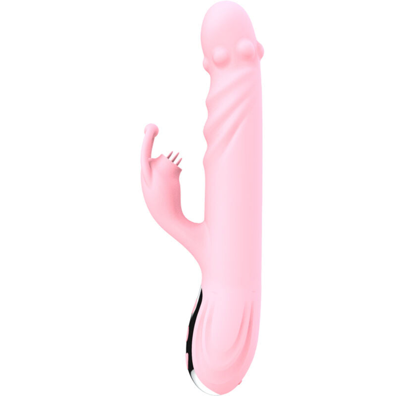Armony Vibrador Fully Tongue Rosa com efeito de calor, detalhe da ponta estimulante