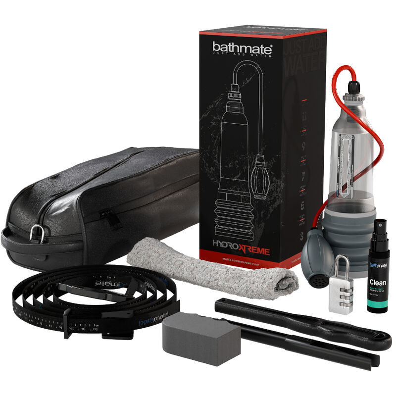 BATHMATE Bomba Peniana Hidro HydroXtreme 8, mostrando o design avançado e o handebol removível